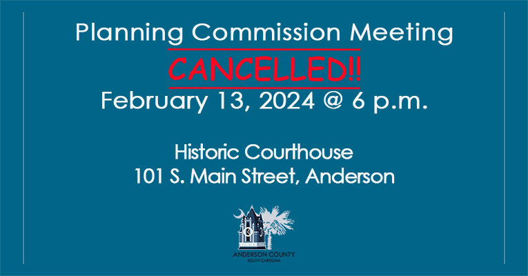 2.13.2024 Planning Commission Meeting Cancelled